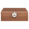 Oppbevaringsboks Floral brun stor Richmond Interiors Oppbevaring