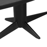 Spisebord Rayford svart ovalt 230 Richmond Interiors Spisebord