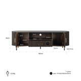 TV-benk Luxor brun Richmond Interiors TV-benk