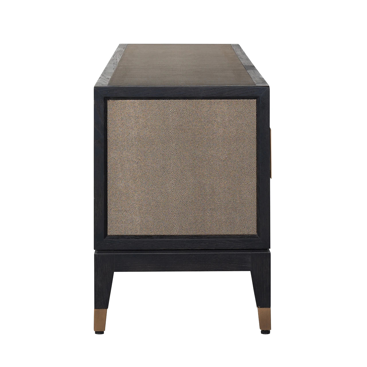 TV-benk Bloomville brass shagreen Richmond Interiors TV-benk