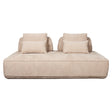 Sofa Tudor natural boldvevd 2,5-seter med flyttbar ryggstøtte Richmond Interiors Sofa