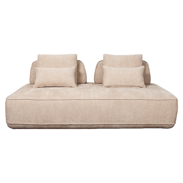 Sofa Tudor natural boldvevd 2,5-seter med flyttbar ryggstøtte Richmond Interiors Sofa