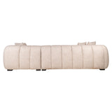 Sofa Novaro krem tweed lounge høyre brannhemmende Richmond Interiors Sofa