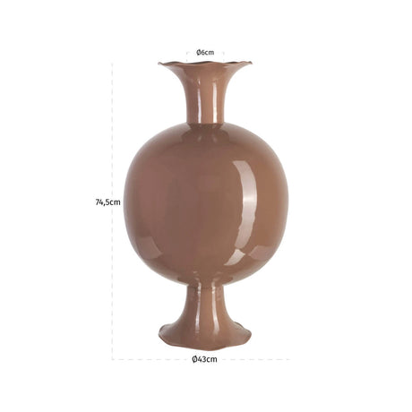 Vase Mochi mocha mousse Richmond Interiors Vase