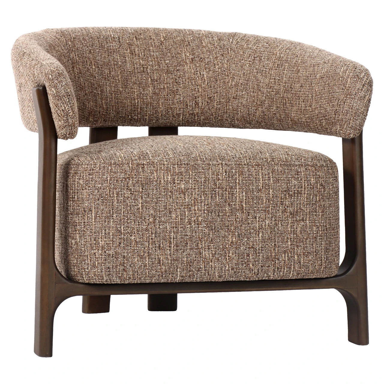 Lounge chair Dalara brun tweed Richmond Interiors Lenestol