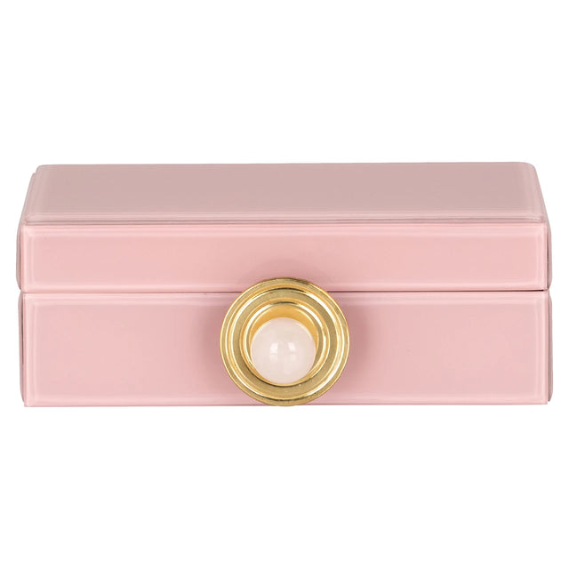 Oppbevaringsboks Jamila rosa liten Richmond Interiors Oppbevaring