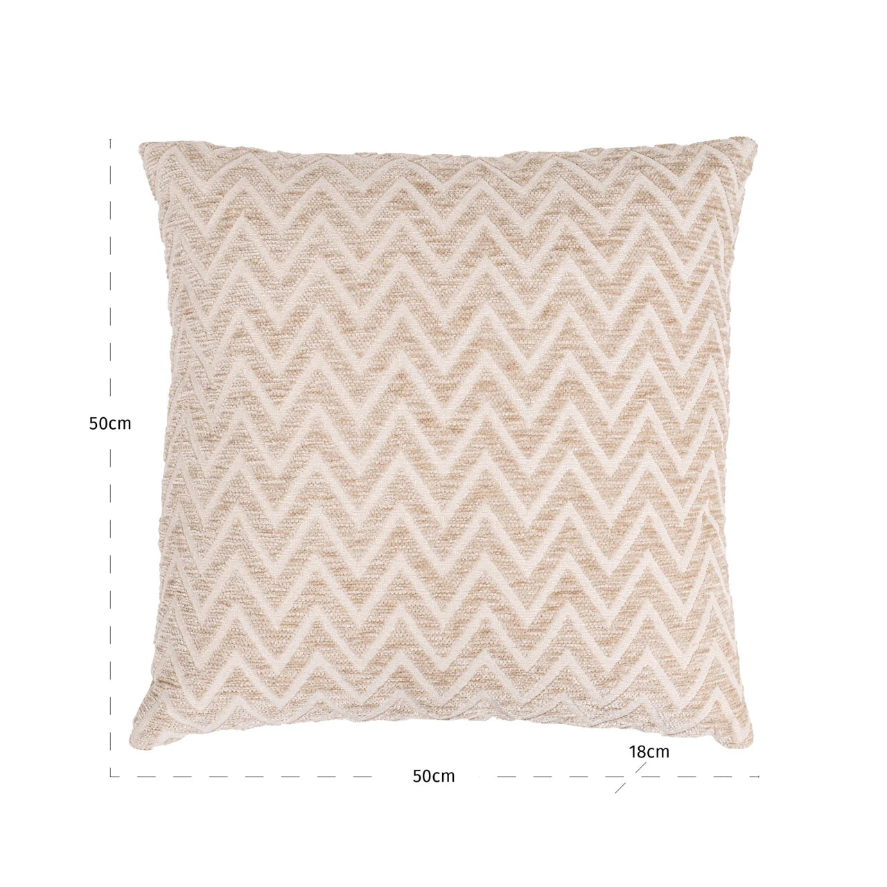 Pute Cassy beige chevron Richmond Interiors Pute