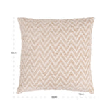 Pute Cassy beige chevron Richmond Interiors Pute