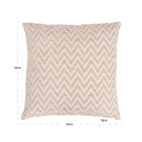 Pute Cassy beige chevron Richmond Interiors Pute