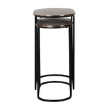 Endebord Chandon champagne gull sett med 2 Richmond Interiors Sidebord
