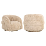 Lounge chair Lenny snakkesalig sand svingbar barn Richmond Interiors Lenestol