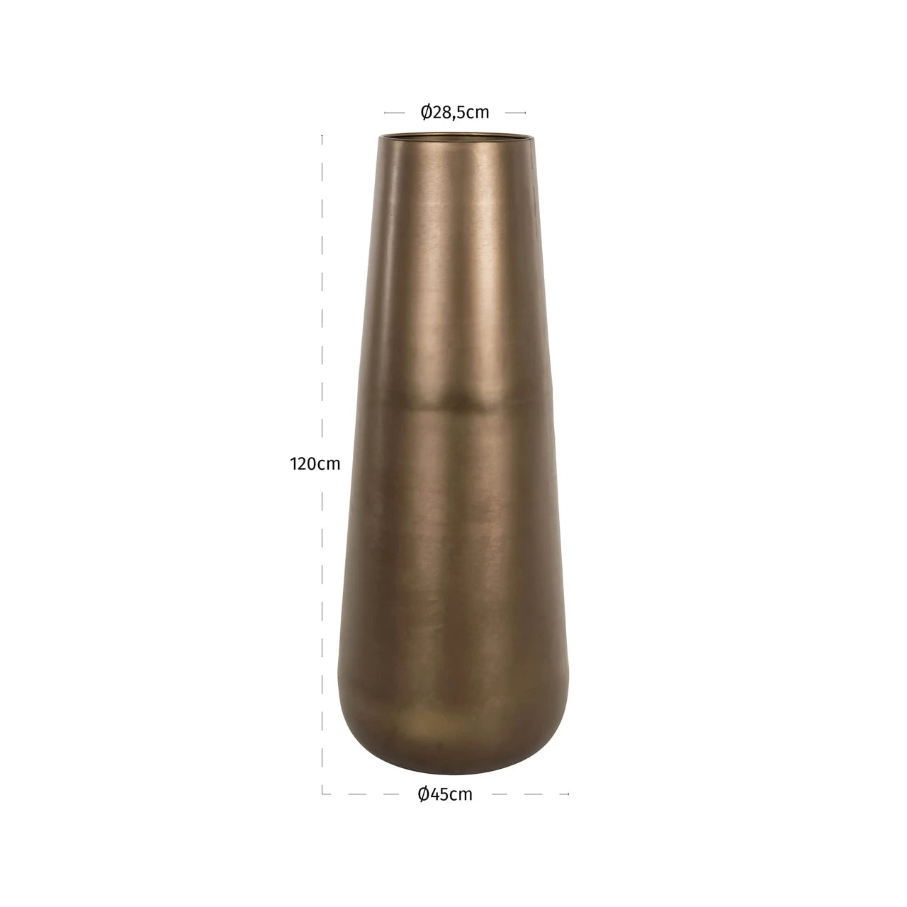 Vase Kenza messing antikk liten Richmond Interiors Vase