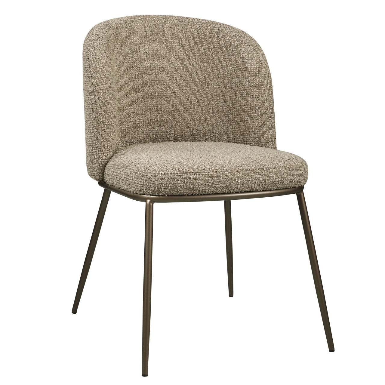 Spisestol Elvi mocca chunky brannhemmende Sett med 2 Richmond Interiors Spisestol
