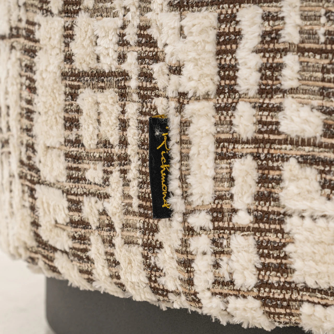 Puff & fotskammel Lexie krem 70Ø Richmond Interiors Pall