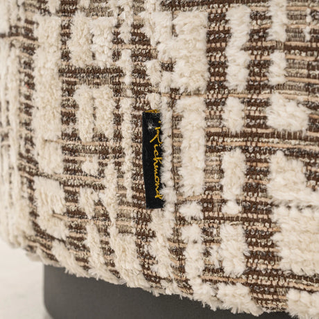 Puff & fotskammel Lexie krem 70Ø Richmond Interiors Pall