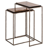 Endebord Villano bronse sett med 2 Richmond Interiors Sidebord