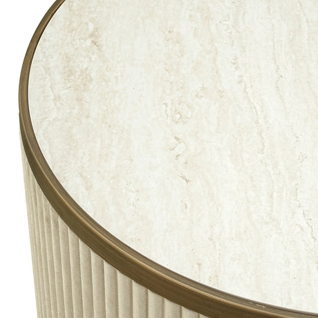Salongbord Tivoli hvit sett med 2 Richmond Interiors Sofabord