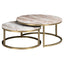 Salongbord Bottega Blush beige Sett med 2 Richmond Interiors Sofabord