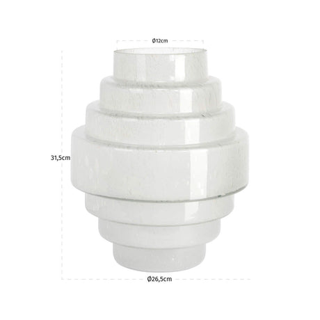 Vase Samara hvit Richmond Interiors Vase