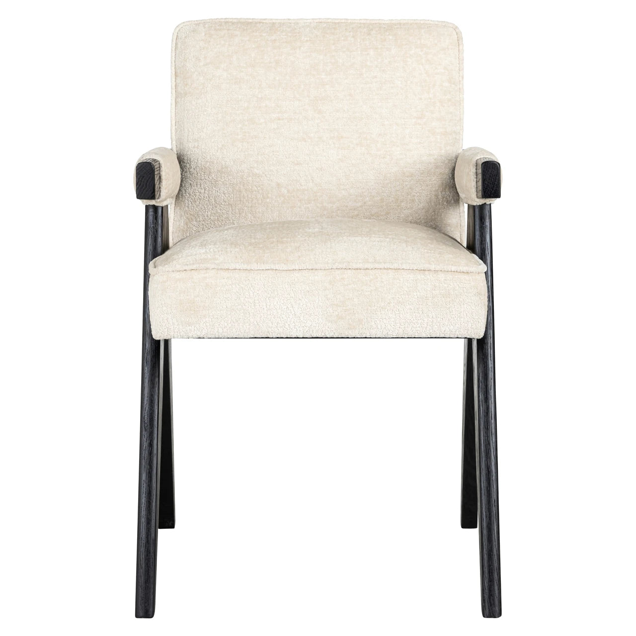 Spisestol Cooper hvit chenille Richmond Interiors Spisestol