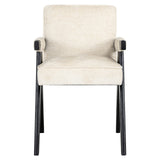 Spisestol Cooper hvit chenille Richmond Interiors Spisestol