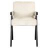 Spisestol Cooper hvit chenille Richmond Interiors Spisestol