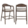 Krakk Mihara mocca fancy brannhemmende Richmond Interiors Barstol