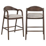 Krakk Mihara mocca fancy brannhemmende Richmond Interiors Barstol