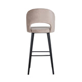 Barkrakk Savoy khaki fløyel Richmond Interiors Barstol