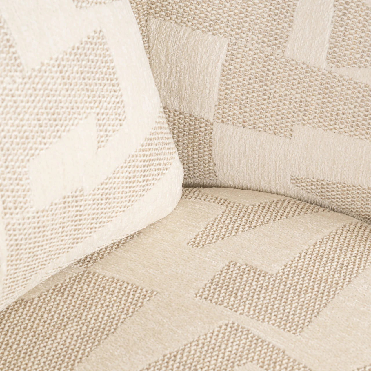 Lounge stol Tuscany beige graffic Richmond Interiors Lenestol