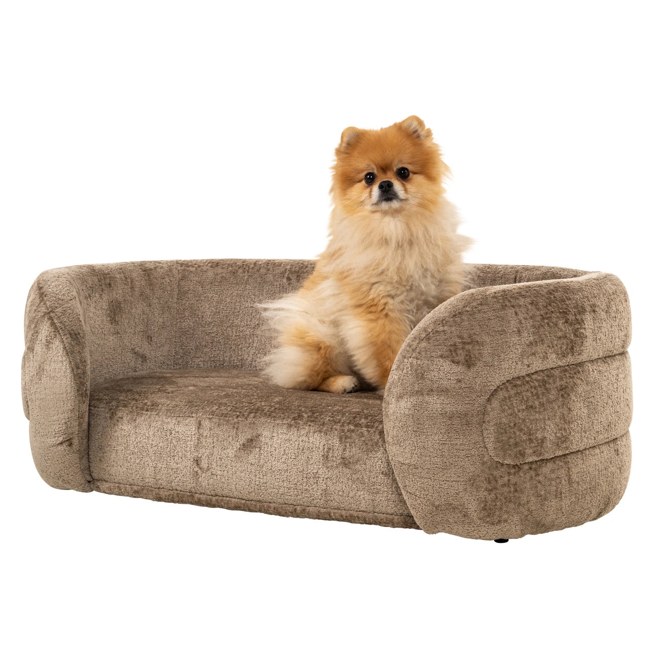 Kjæledyrseng Bingo taupe chenille Richmond Interiors Pledd