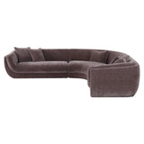 Sofa Gianelle være rett mørkebrun Richmond Interiors Sofa