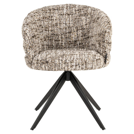 Spisestol Serenity brun omara svingbar flammehemmende Richmond Interiors Spisestol