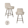 Counter stool Linsey natural chunky Set of 2 Richmond Interiors Barstol
