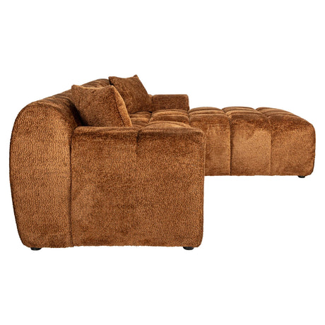 Sofa Cube nydelig kanel 3-seter lounge høyre Richmond Interiors Sofa