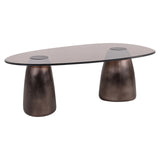 Salongbord Hayden bronse oval Richmond Interiors Sofabord