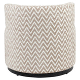 Lounge chair Franny sand chevron Richmond Interiors Lenestol