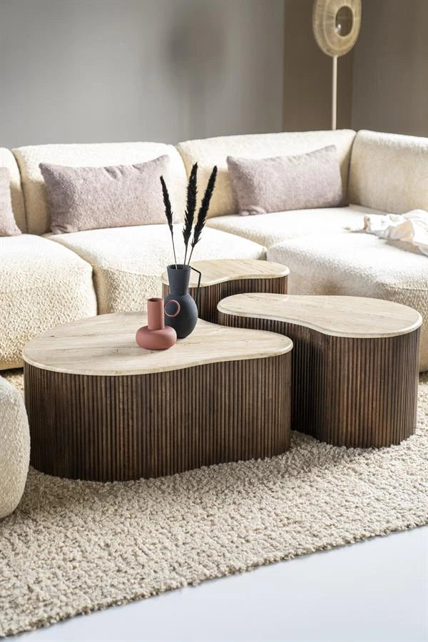Coffee table Mari - 83x72x34 Eleonora Sofabord