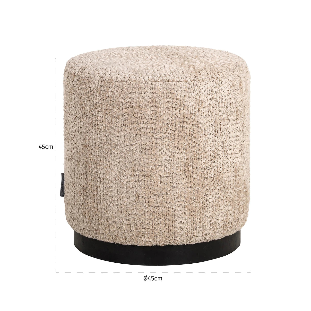 Puff & fotkrakk Yoda tilpasset 45Ø Richmond Interiors Pall