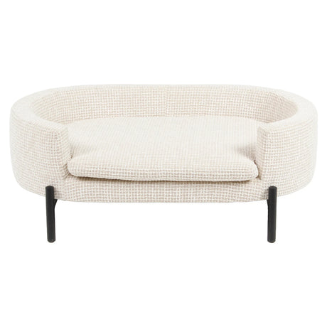 Kjæledyrseng Dolly beige blokkvev Richmond Interiors Pledd
