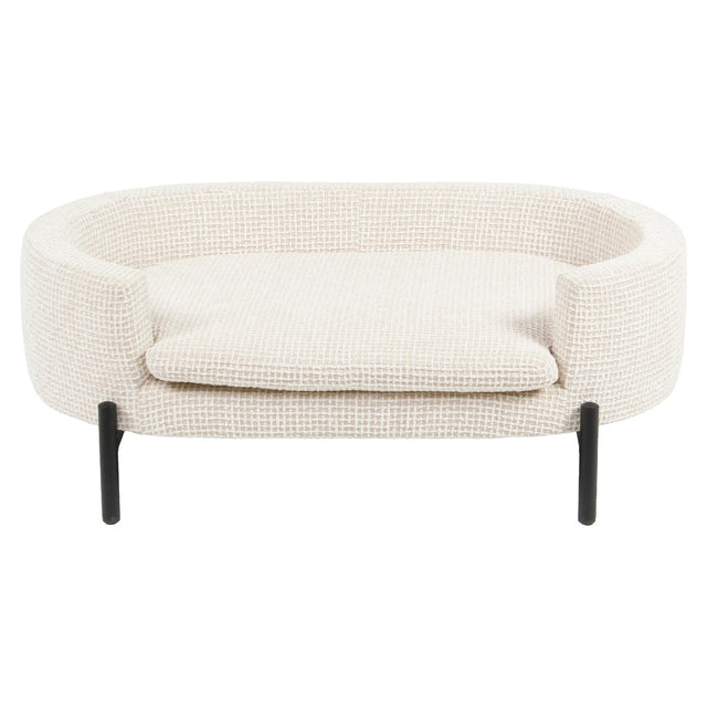Kjæledyrseng Dolly beige blokkvev Richmond Interiors Pledd