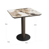 Bistro table Langford brown Richmond Interiors Bordlampe