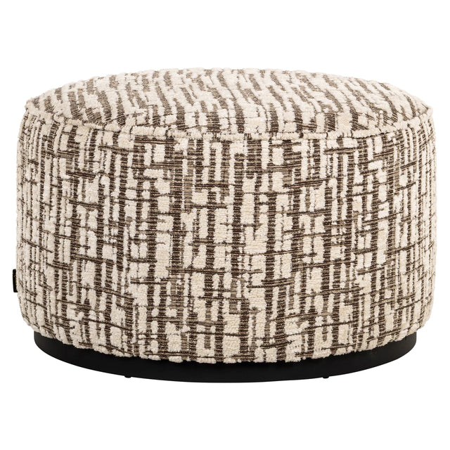 Puff & fotskammel Lexie krem 70Ø Richmond Interiors Pall