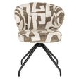 Spisestol Milly moss graffic swivel Richmond Interiors Spisestol