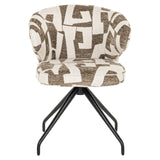 Spisestol Milly moss graffic swivel Richmond Interiors Spisestol