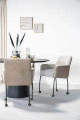 Spisebord Aron rundt 130x76 Eleonora Spisebord