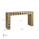 Console Collada børstet gull Richmond Interiors Konsollbord