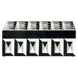Oppbevaringsboks Licia svart/hvit stor Richmond Interiors Oppbevaring