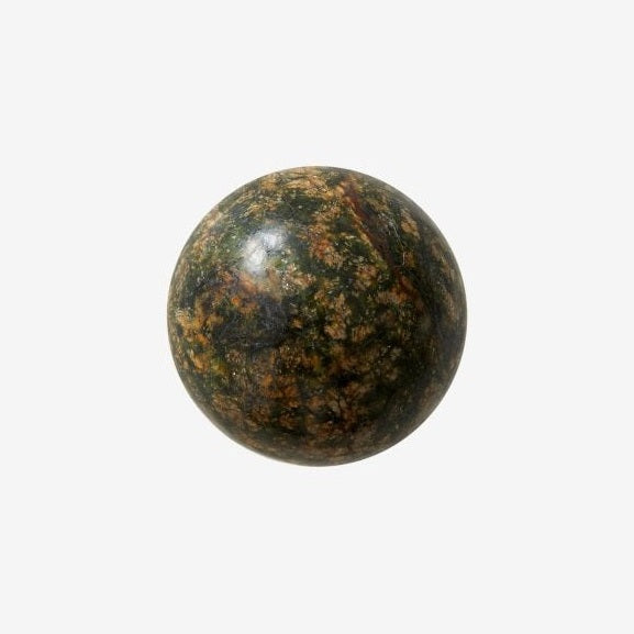ACTON knob/knake i marmor - brun/grønn Nordal KNOBS