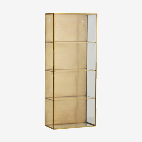 ADA-veggskap i jern, L, 60x25 - gullfinish Nordal WALL/ DISP